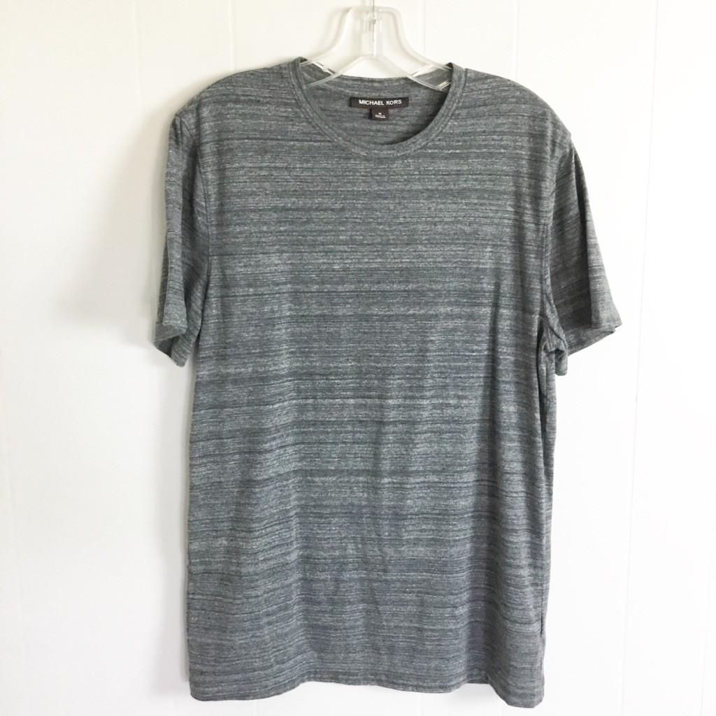 Michael Kors Gray Mens Tee Shirt Mens